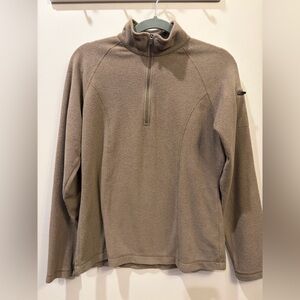 L.L. Bean women’s Beige Zip-Up Sweater